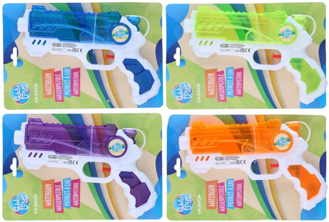 Eddy Toys Waterpistool 24cm - Assorti Kleuren