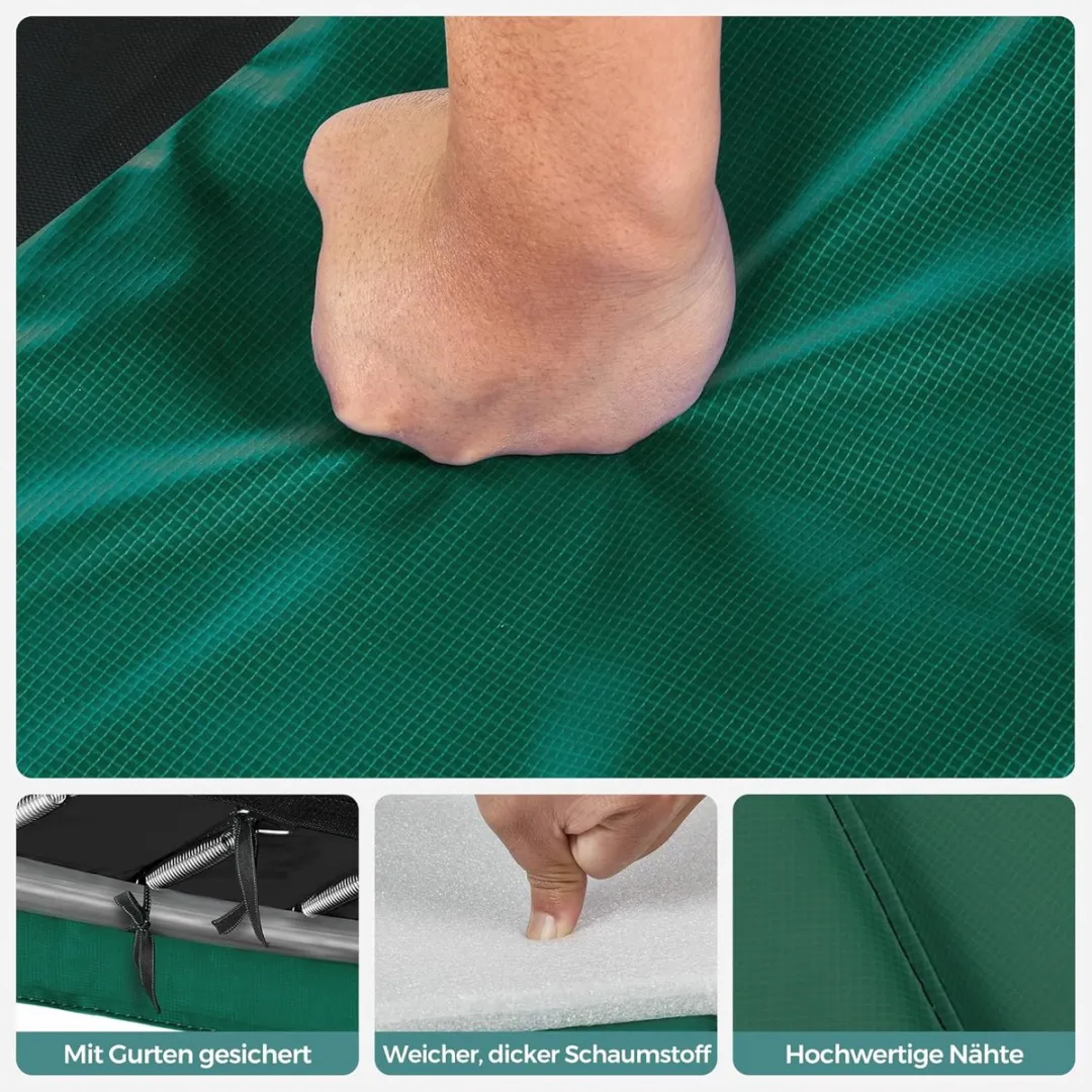 Songmics Trampoline Randcover 424cm - Groen - afbeelding 6 van 6