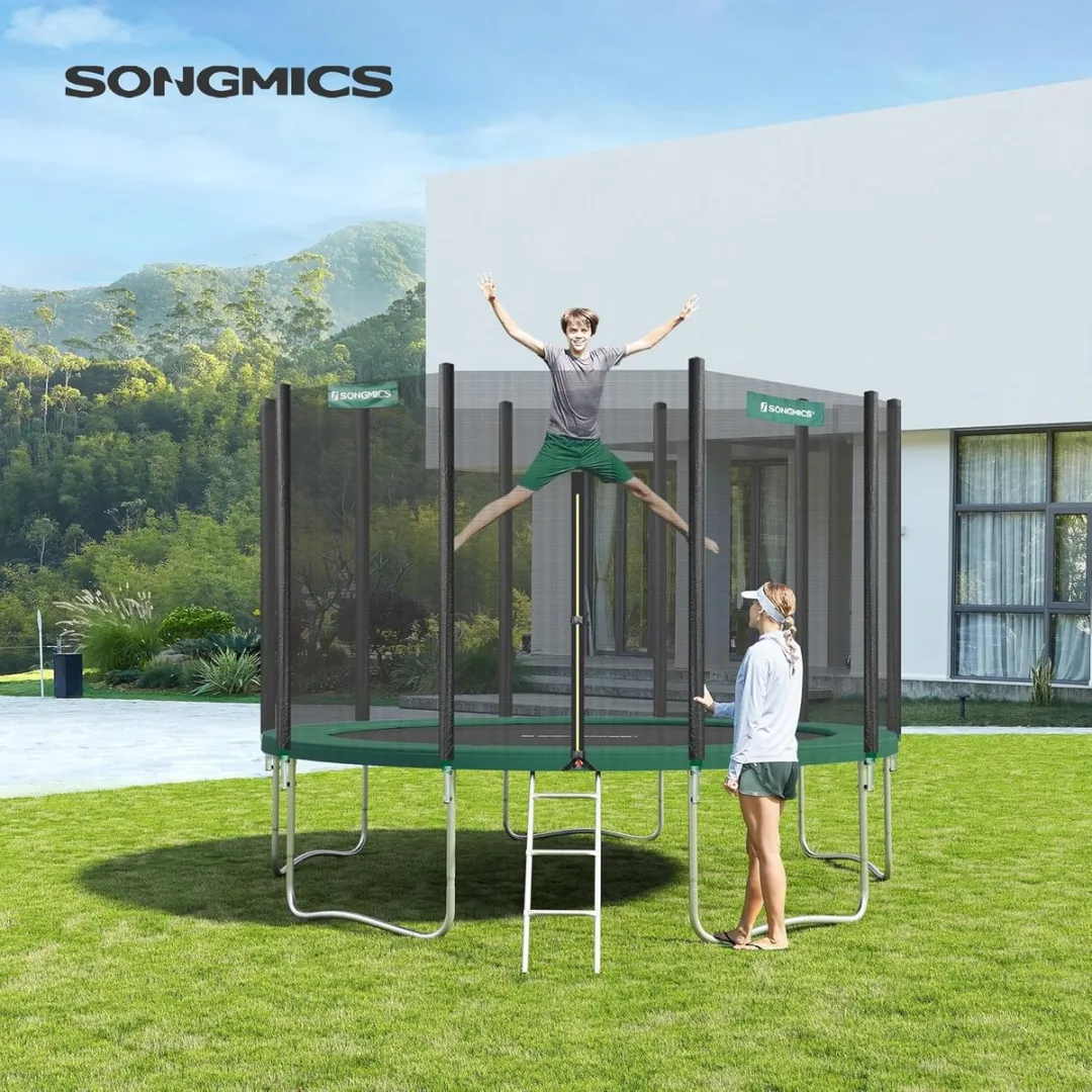 Songmics Trampoline Randcover 424cm - Groen