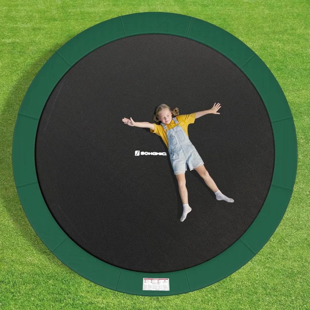 Songmics Trampoline Randcover 424cm - Groen