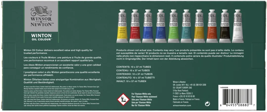 Winsor & Newton Winton Olieverf Set 10x37ml