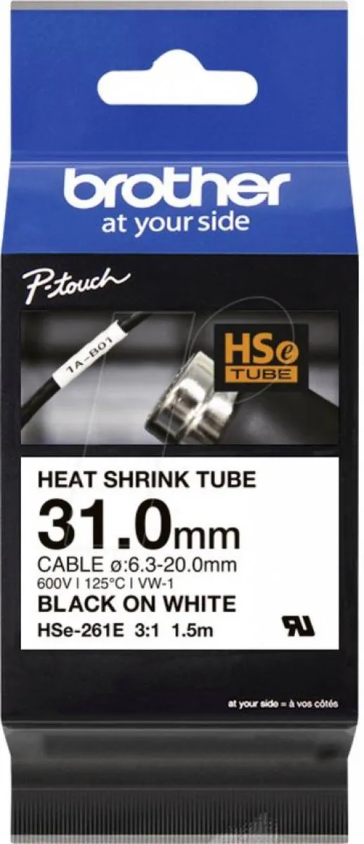 Brother HSE261E Labeltape Krimpkous