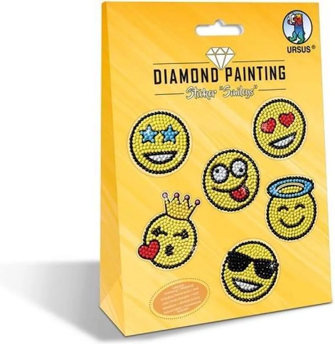 Ursus Diamond Painting Sticker Smileys