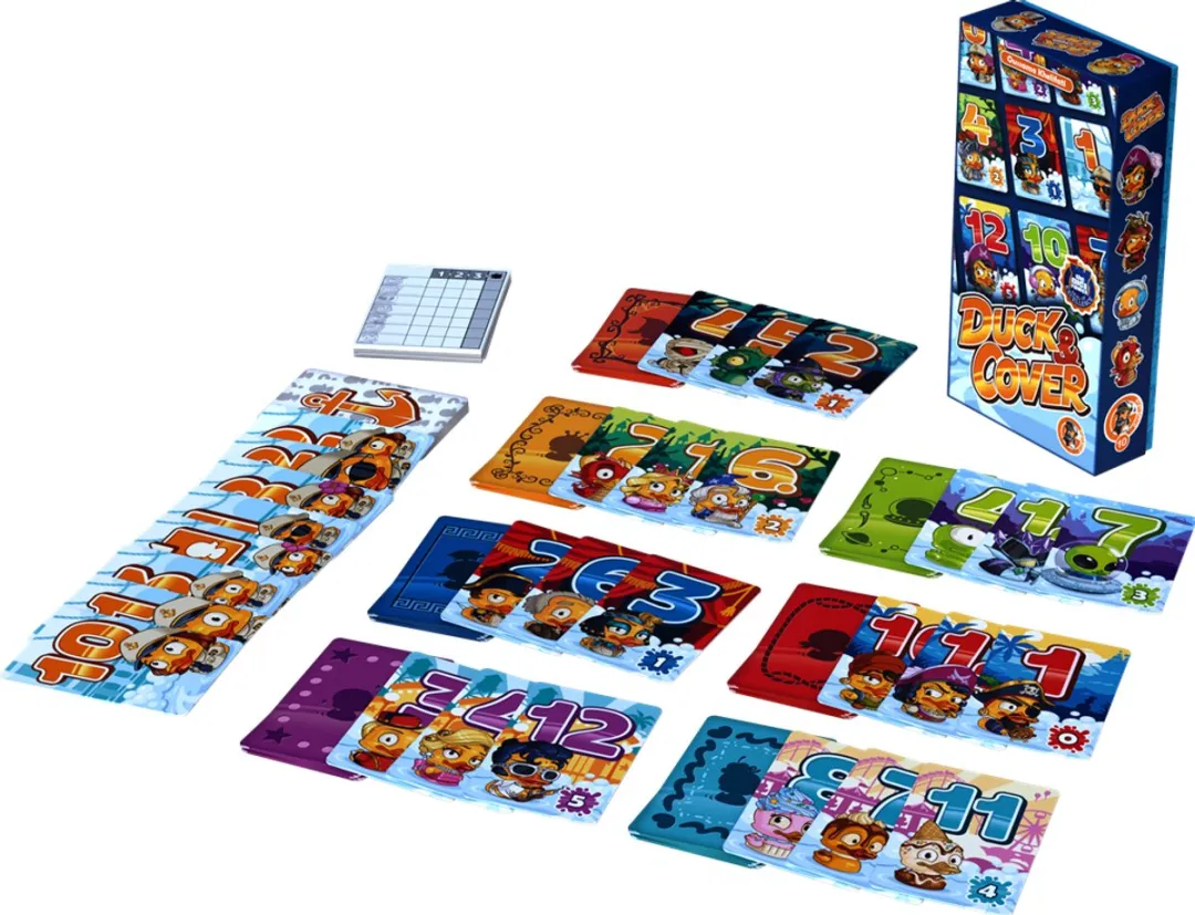 Asmodee Duck & Cover Kaartspel - 2-7 Spelers