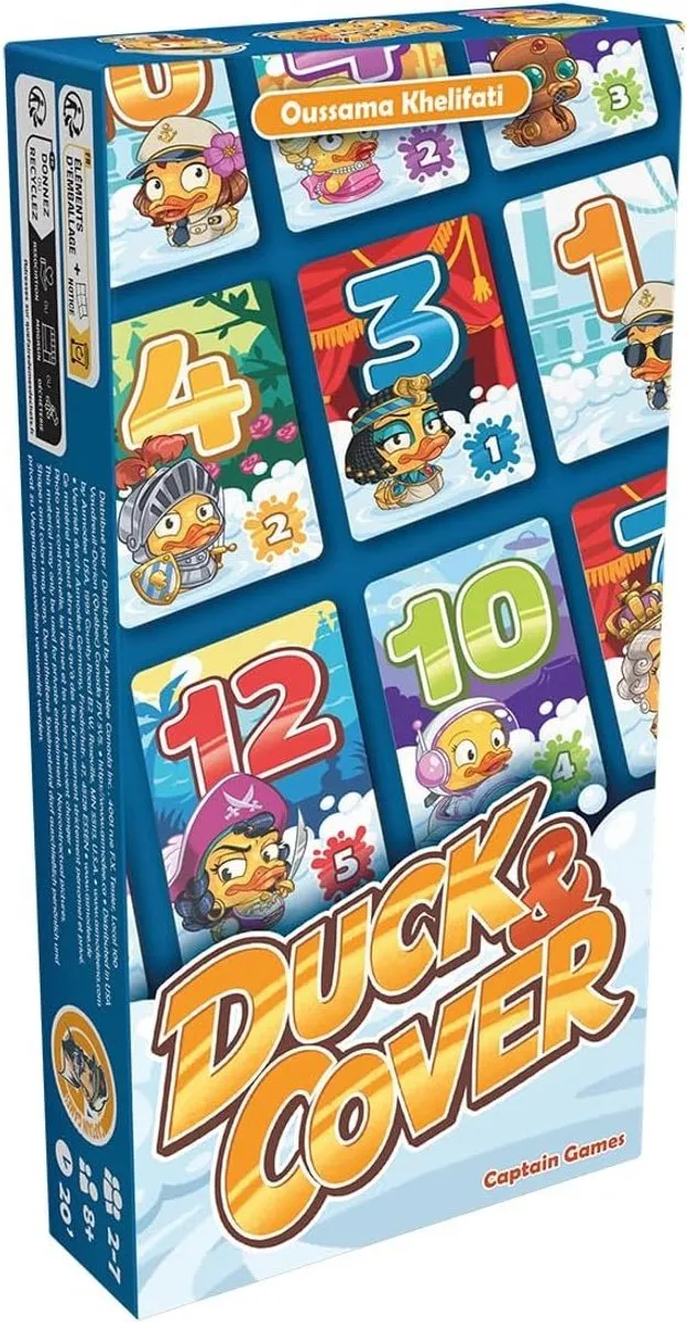Asmodee Duck & Cover Kaartspel - 2-7 Spelers