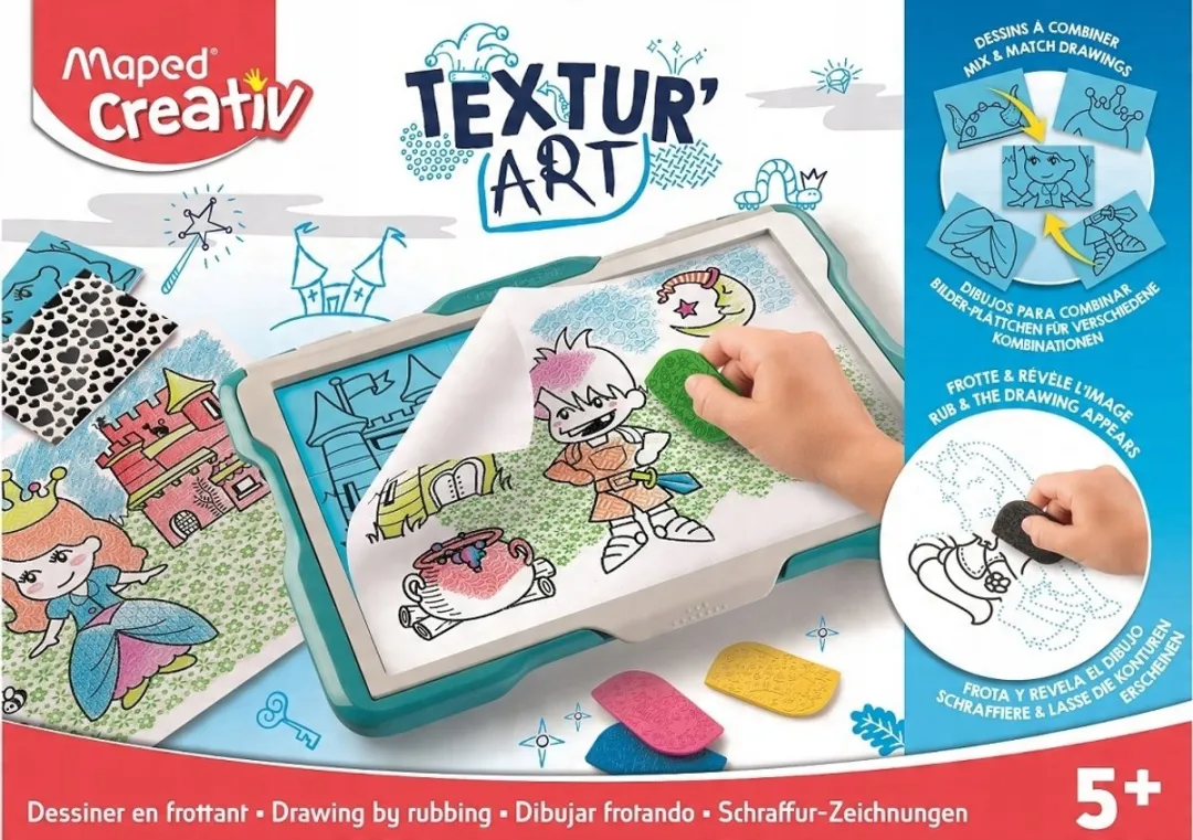 Maped Creativ Tekenpaneel - Kinderen Geel/Rozes/Turquoise/Wit