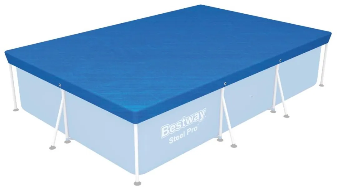 Bestway Frame Zwembad Afdekzeil 400x211cm Blauw