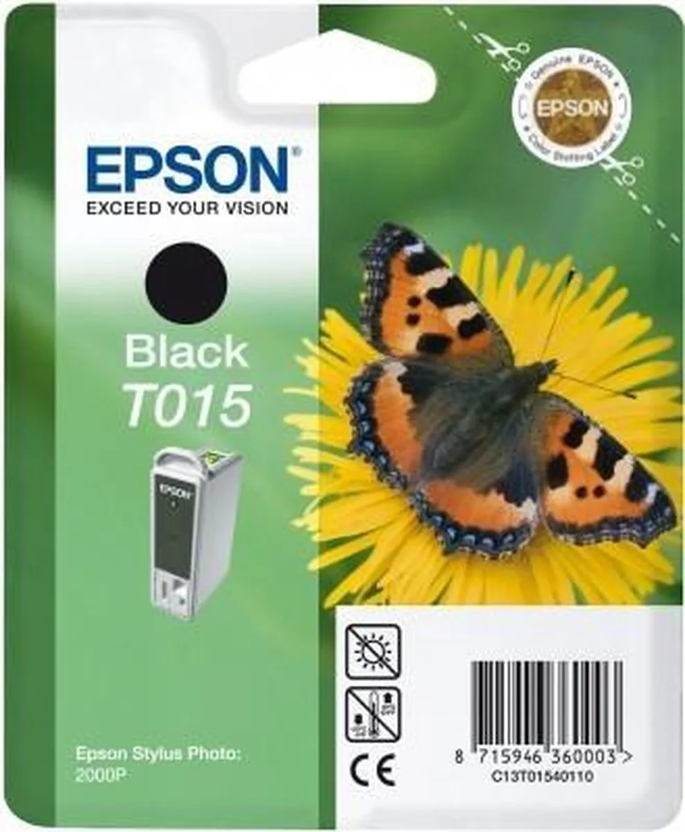 Epson T015401 Inktcartridge Zwart - 2000 pagina's