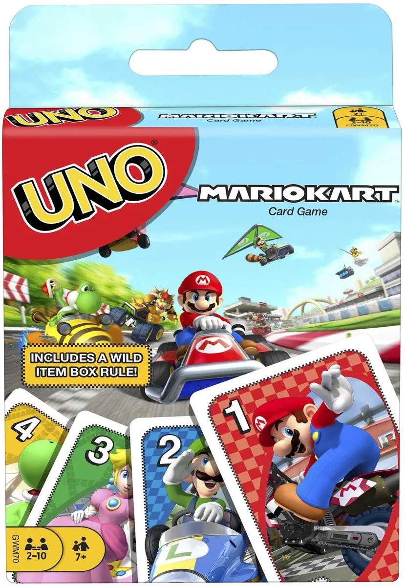 Mattel UNO Super Mario Kart Kaartspel