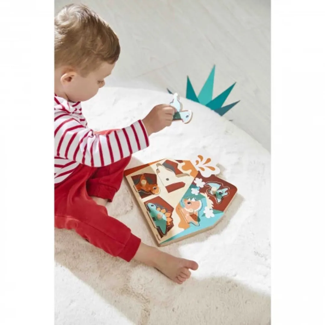 Janod Dino Muziekpuzzel 5-delig - Meerkleurig