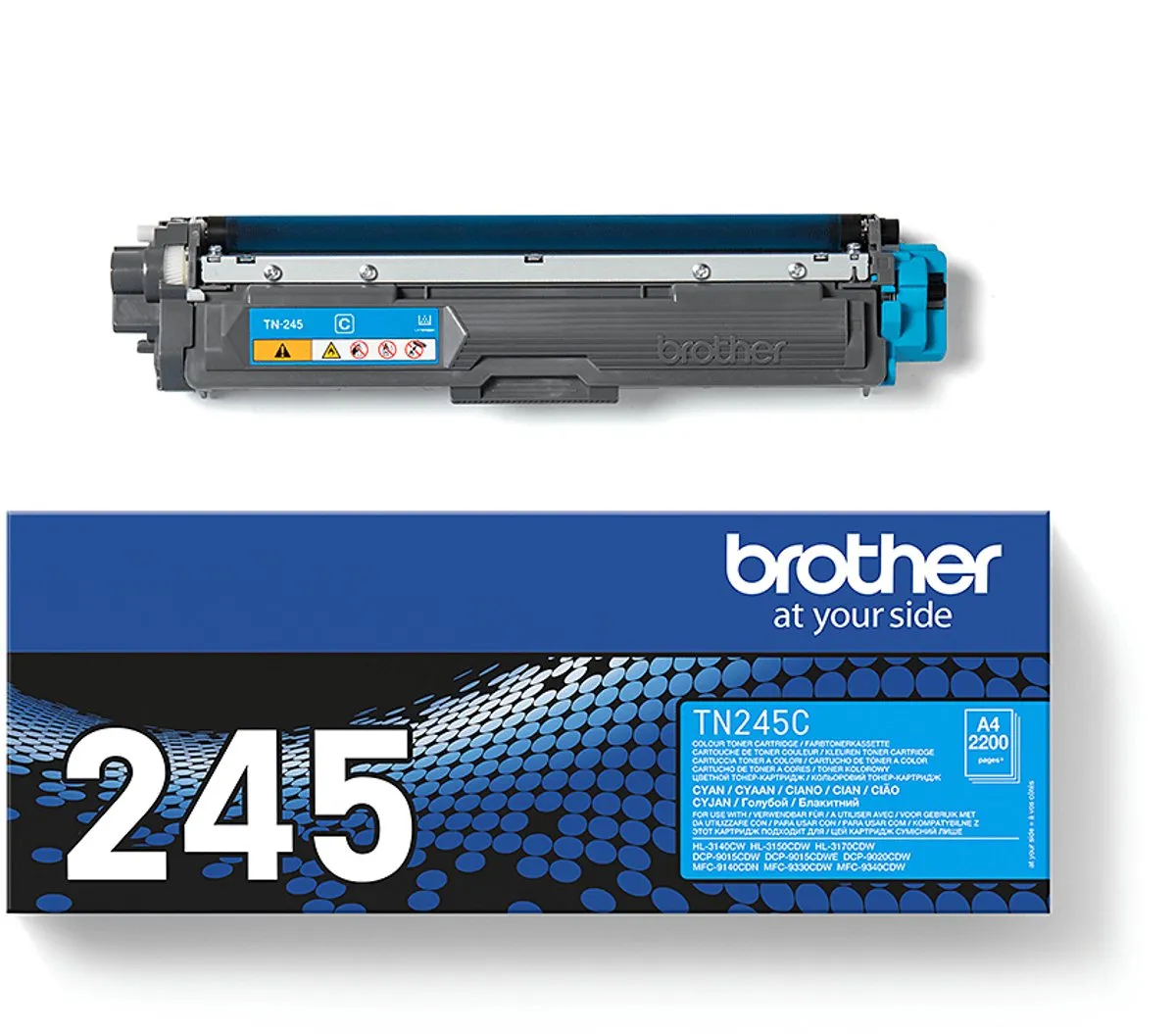 Brother TN-245C Toner Cyaan - 2200 Pagina's