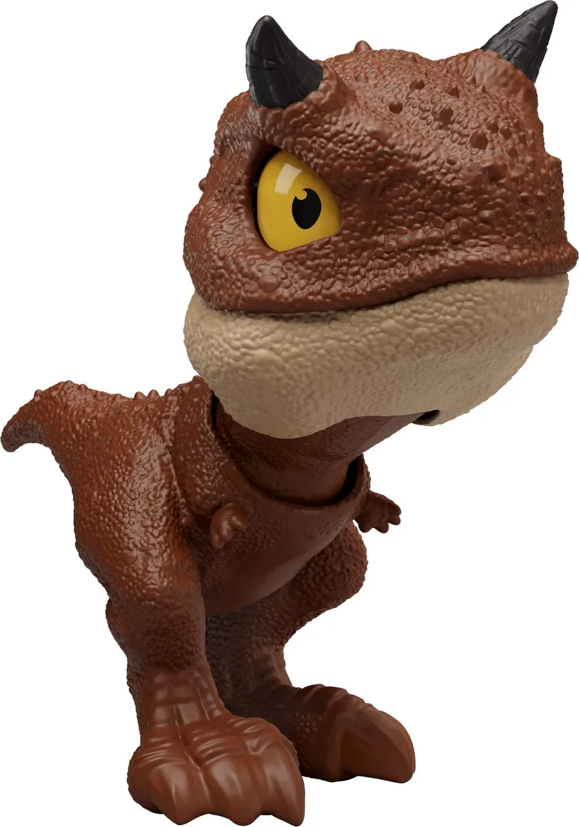 Jurassic World Mighty Little Biters Carnotaurus JFC93 - Meerkleurig - afbeelding 5 van 6