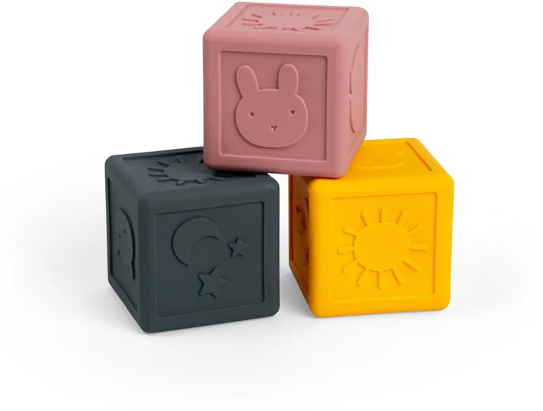 BigJigs Sensorische Blokken - 2 Stuks - Meerkleurig
