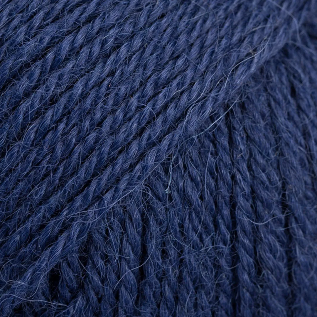 Drops Alpaca Uni Colour Marineblauw Wolgaren