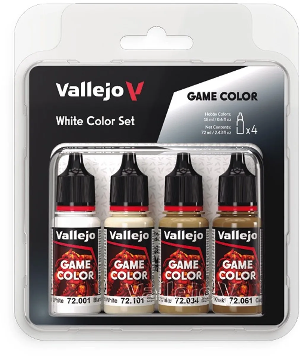 Vallejo Game Color Acrylverf Wit Set