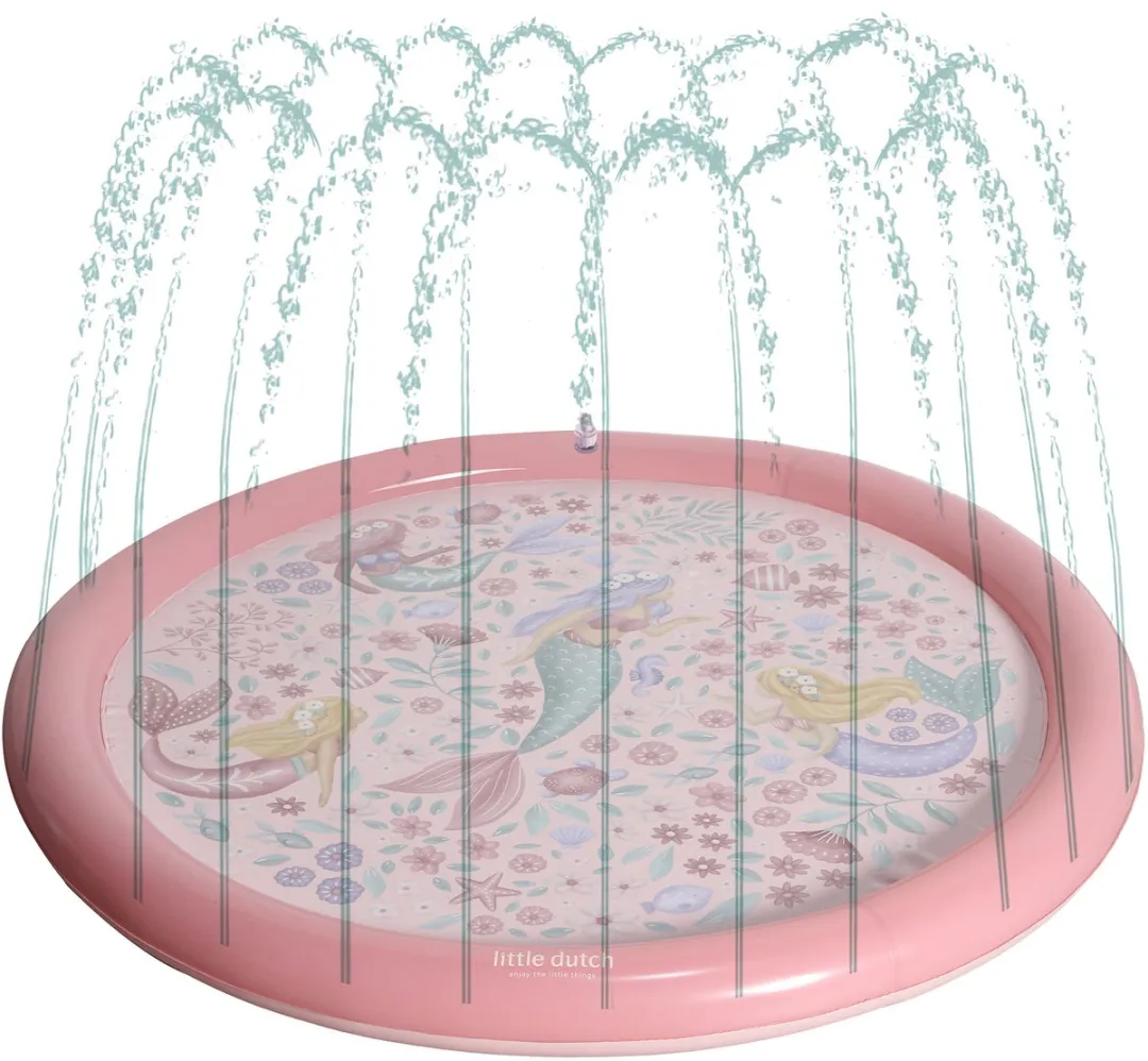 Rubo Toys Little Dutch Dreamy Mermaid Sprinklermat 150cm - Roze