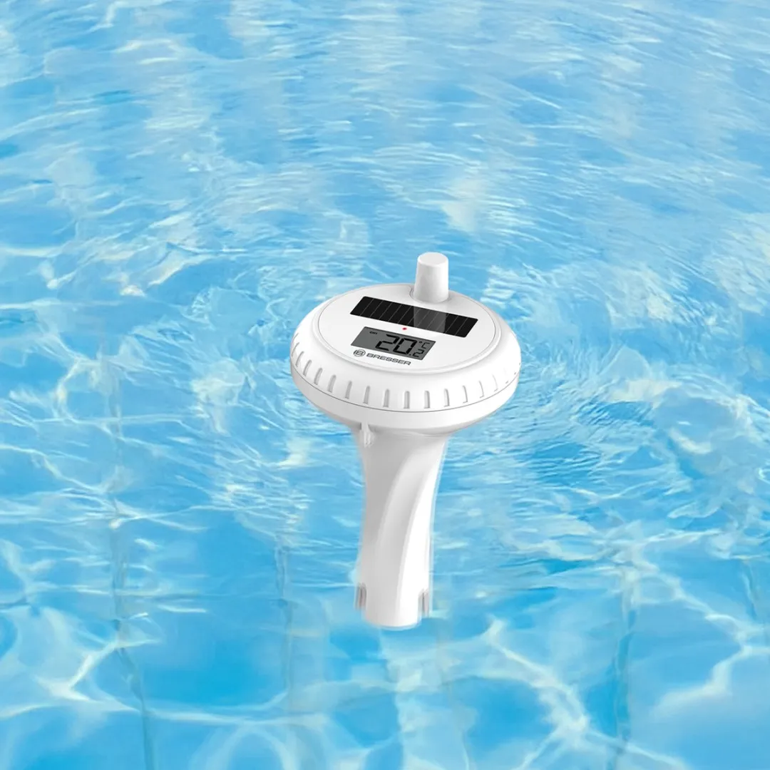 Bresser Zwembadthermometer Draadloos 15130 - Zwart/Wit