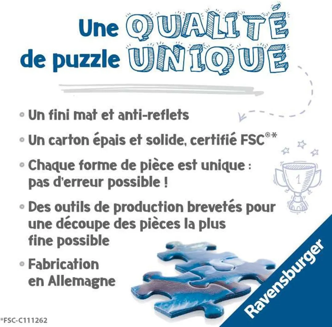 Ravensburger Leeuw Legpuzzel 1500 Stuks - Multicolor