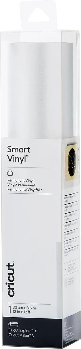 Cricut Smart Vinyl Glanseffect Zilver