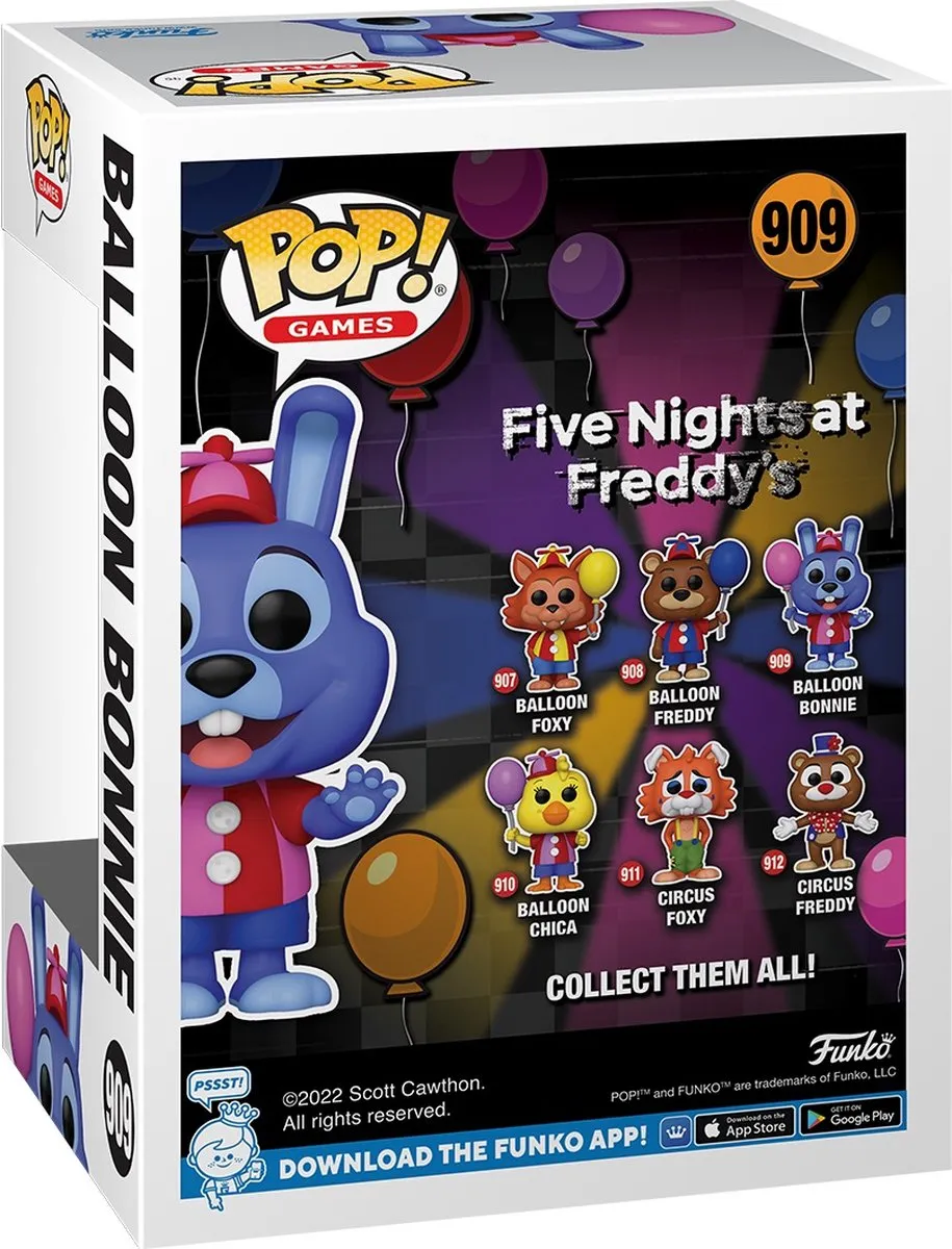 Funko Five Nights at Freddy's POP! Games Balloon Bonnie - 9cm - Multicolor