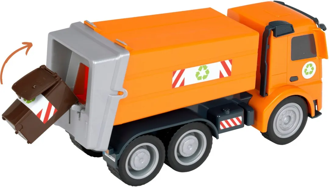 Klein Toys Mercedes-Benz Arocs Vuilniswagen 1:24 - Oranje