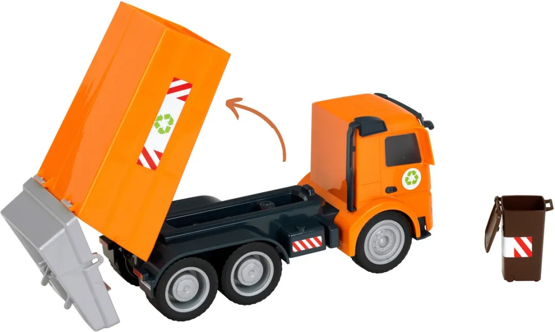 Klein Toys Mercedes-Benz Arocs Vuilniswagen 1:24 - Oranje