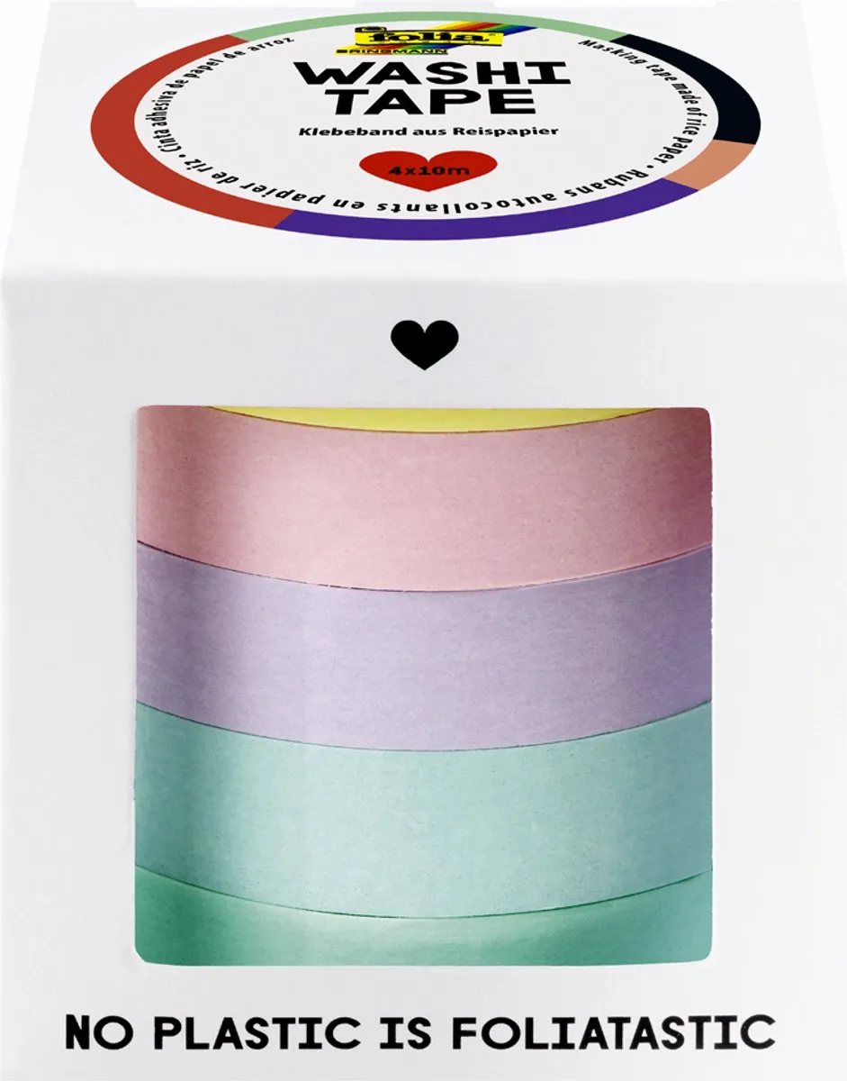 Folia Washi-Tape Unipastel Set