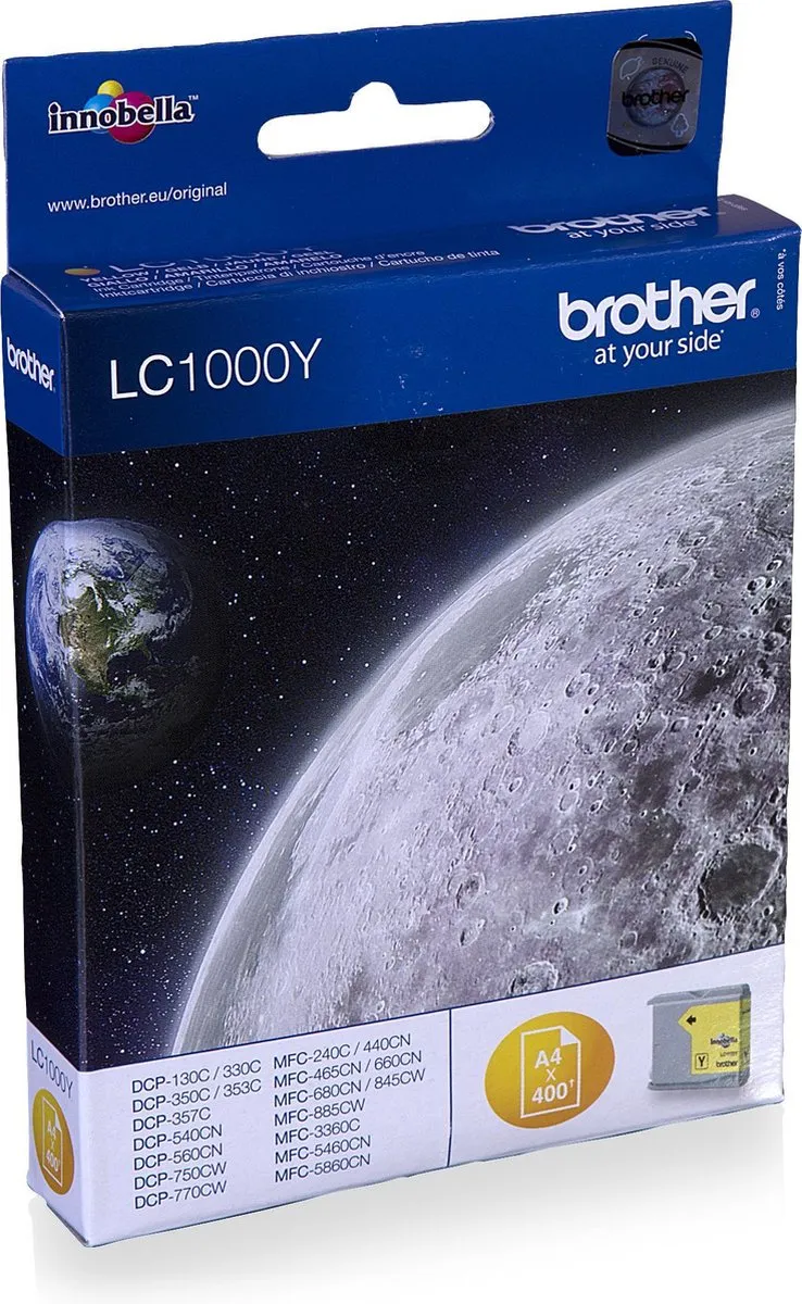Brother LC-1000Y Inktcartridge - Geel