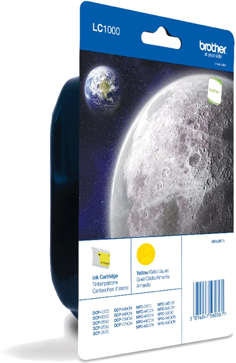 Brother LC-1000Y Inktcartridge - Geel