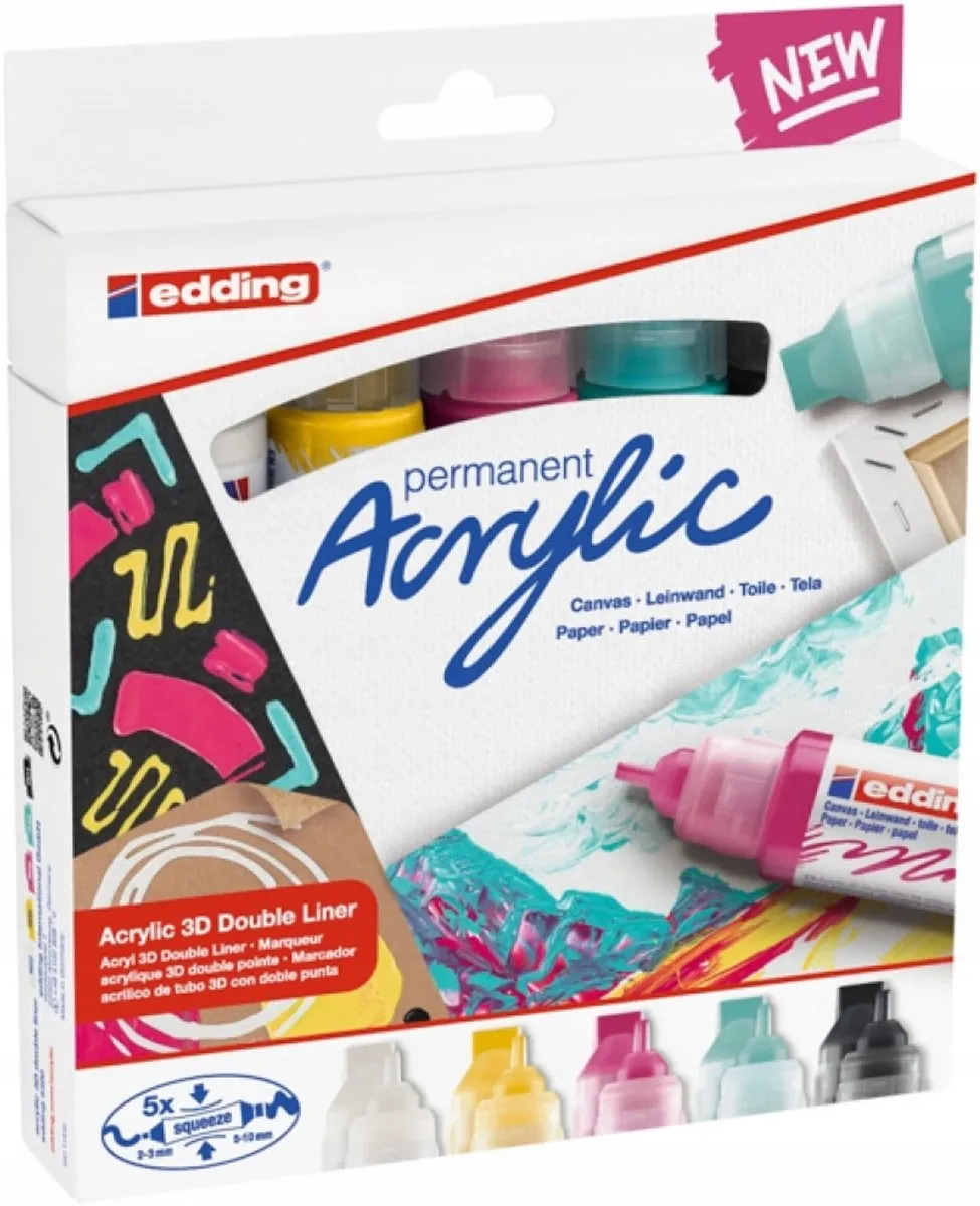 edding Acryl Markers 3D Dubbelzijdig