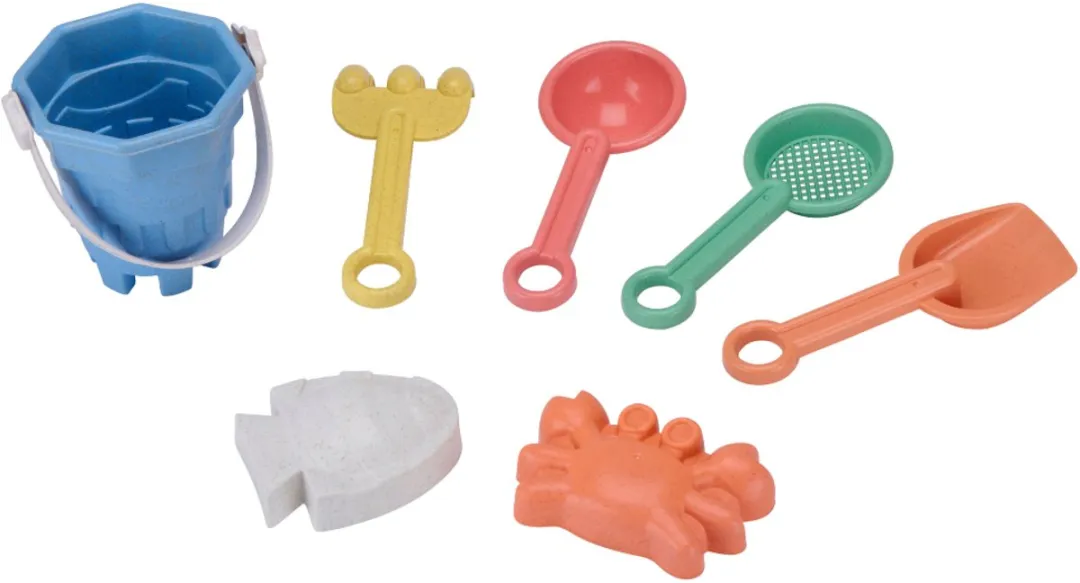 Eddy Toys Strandemmer Set 7 Stuks - Meerkleurig