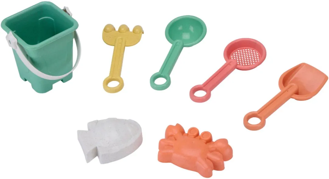 Eddy Toys Strandemmer Set 7 Stuks - Meerkleurig