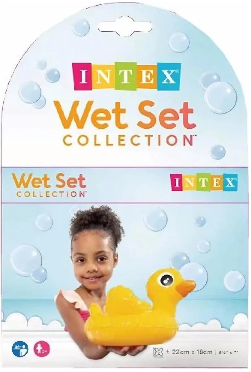 Intex Opblaasbare Eend Geel 22x18cm