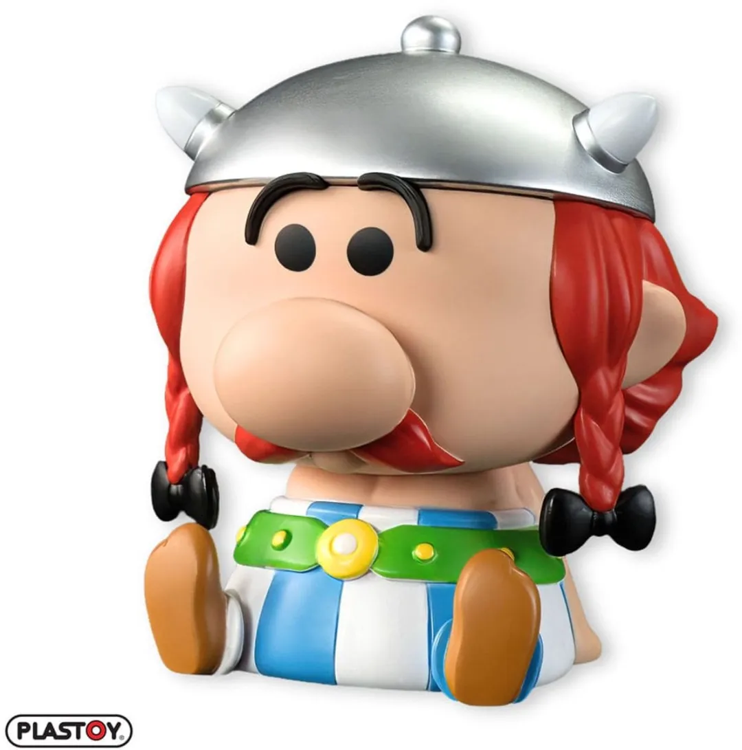 Plastoy Asterix Chibi Obelix Spaarpot - Multi