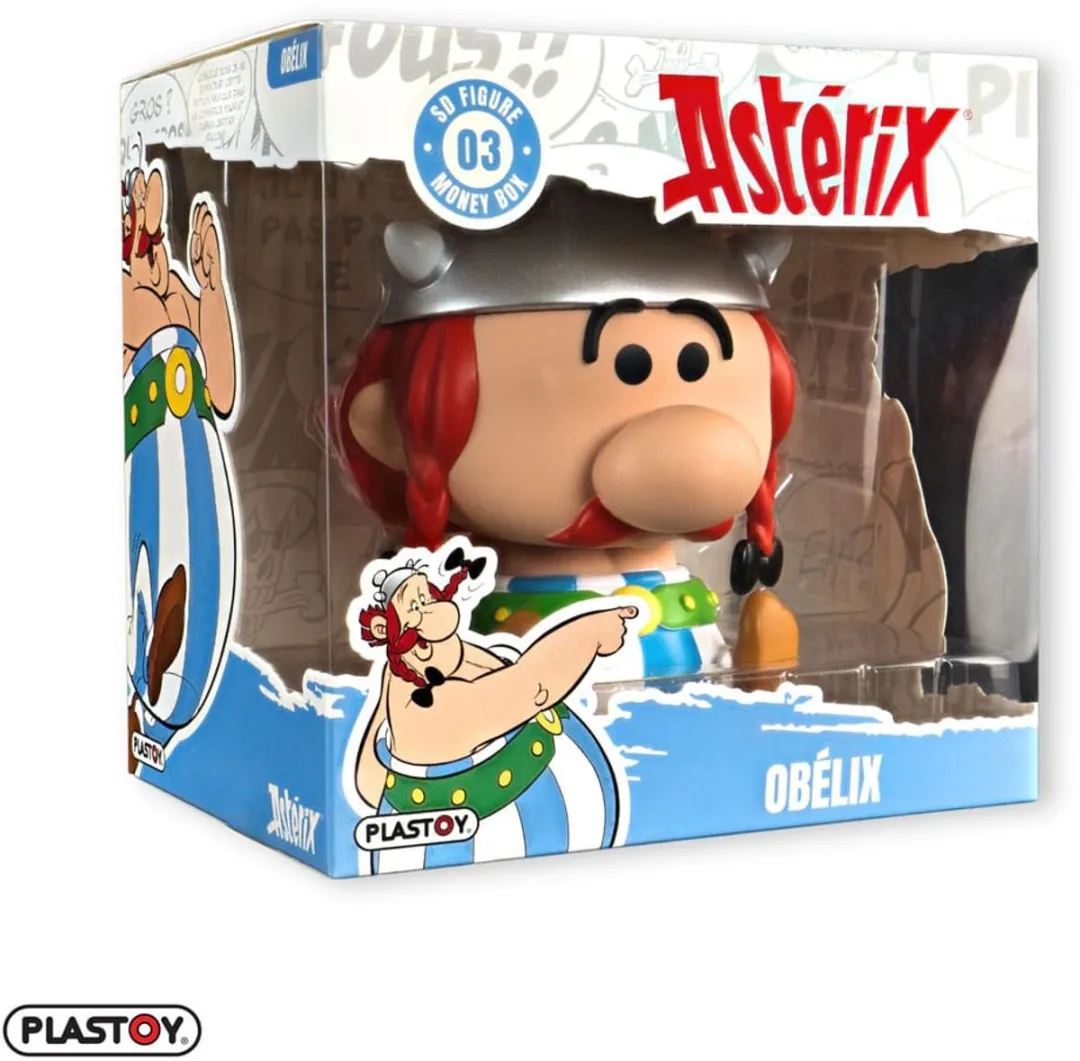 Plastoy Asterix Chibi Obelix Spaarpot - Multi