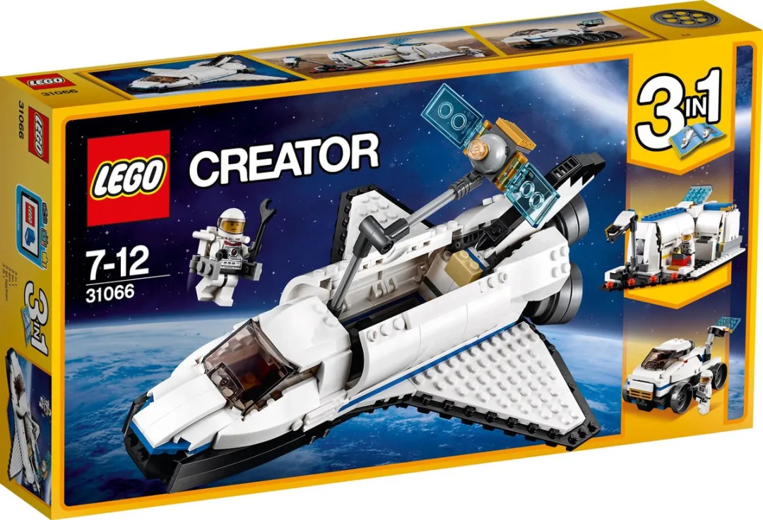 LEGO Spaceshuttle-verkenner 285 Stukken
