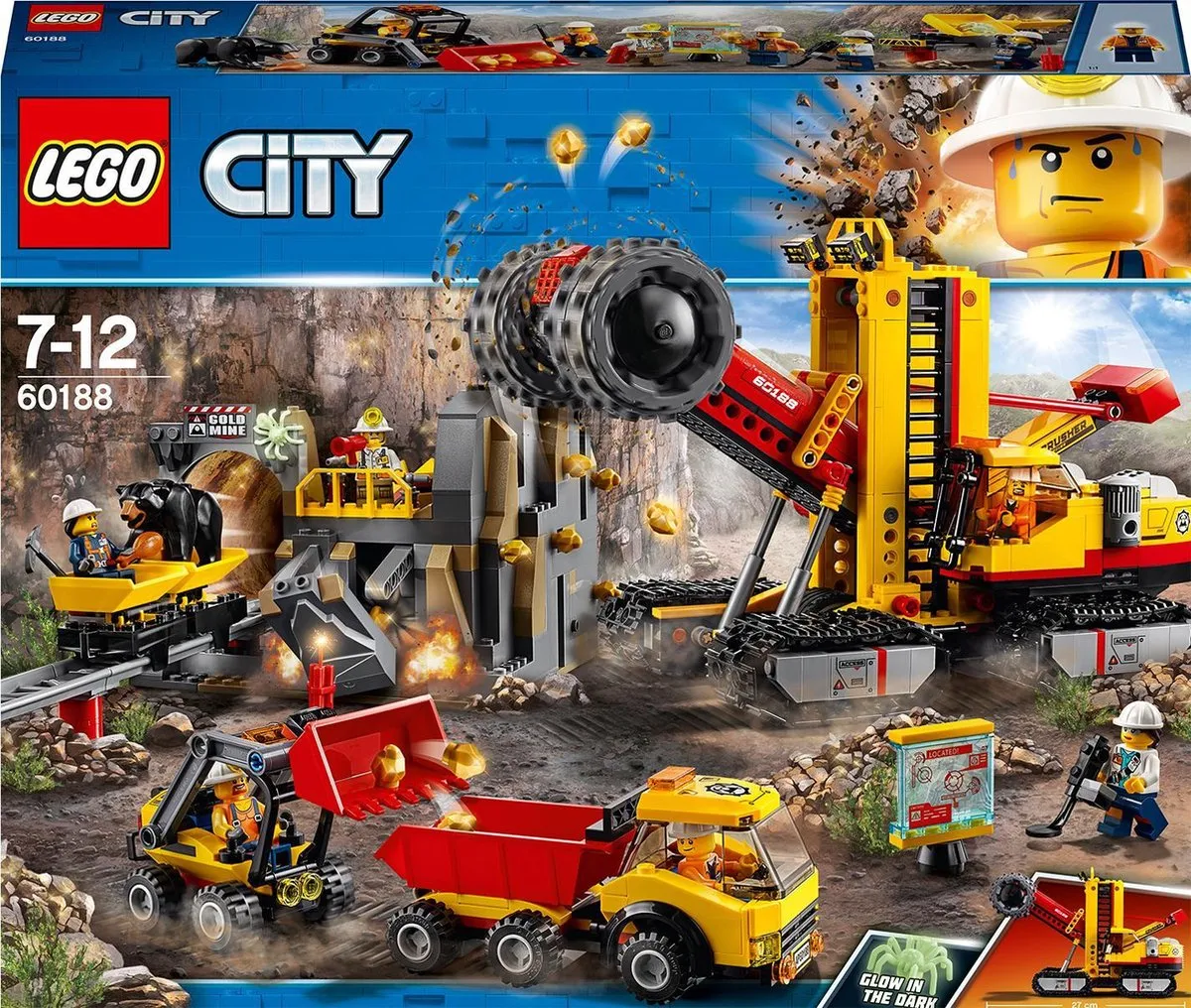 LEGO City Mijnbouwexpertlocatie 60188 - 883 Stukken