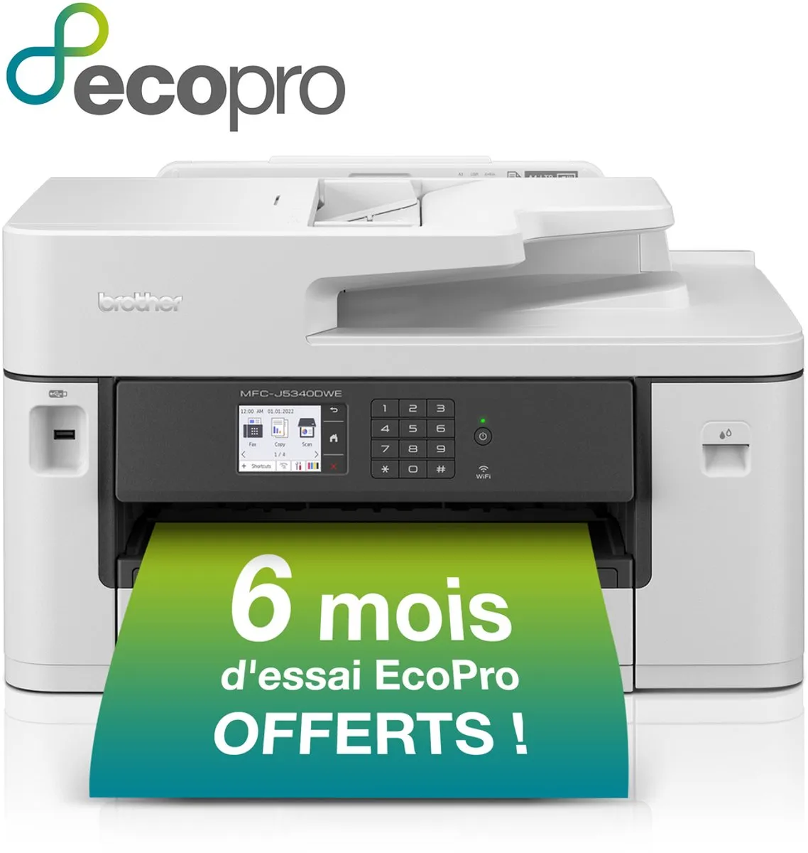 Brother MFC-J5340DWE Multifunctionele Printer - A3 - 25 ppm - Wit