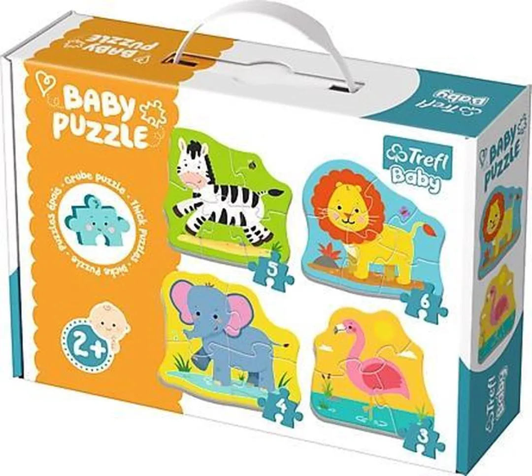 Trefl Baby Puzzle Safari Dieren 18 Stuks