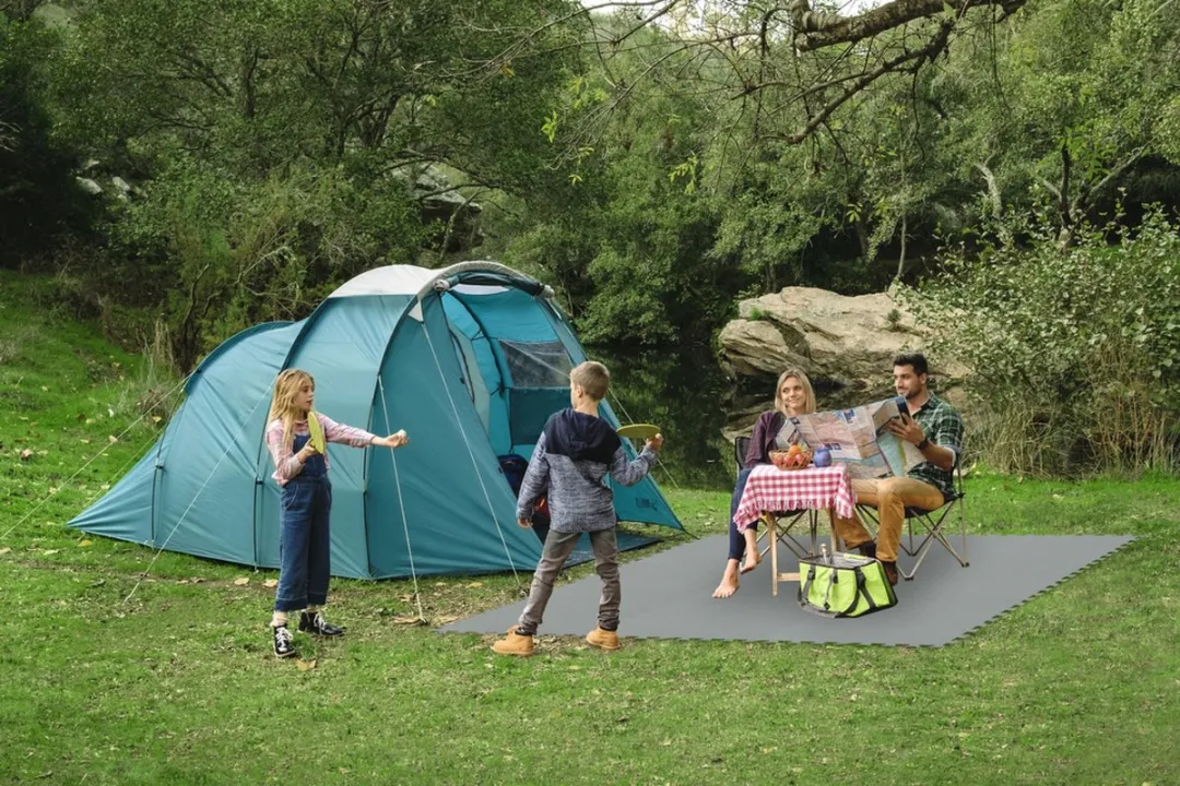 Bestway Foam Tegels 50x50cm - 9 Stuks - Grijs - afbeelding 5 van 6