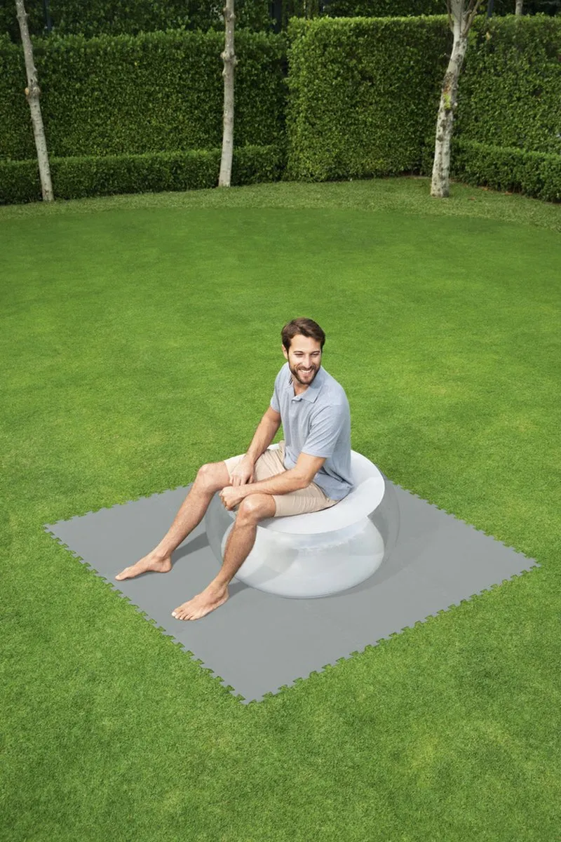Bestway Foam Tegels 50x50cm - 9 Stuks - Grijs - afbeelding 4 van 6
