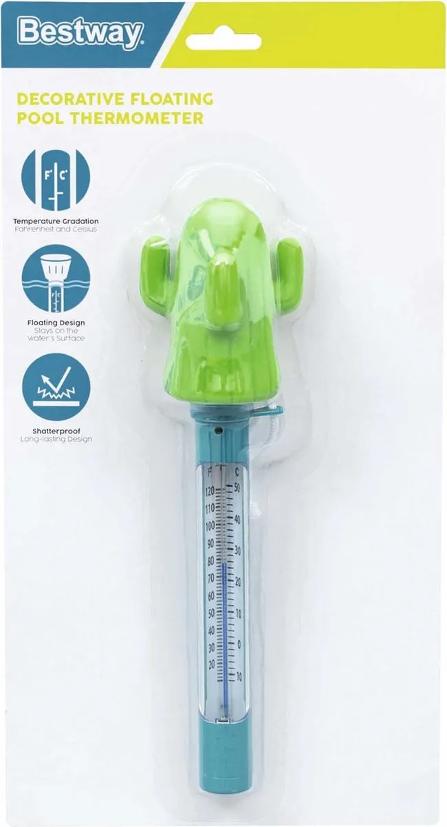 Bestway Drijvende Cactus Thermometer Zwembad 58763 - Blauw - afbeelding 6 van 6