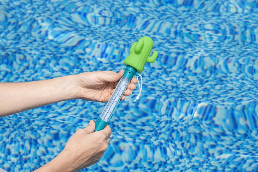 Bestway Drijvende Cactus Thermometer Zwembad 58763 - Blauw