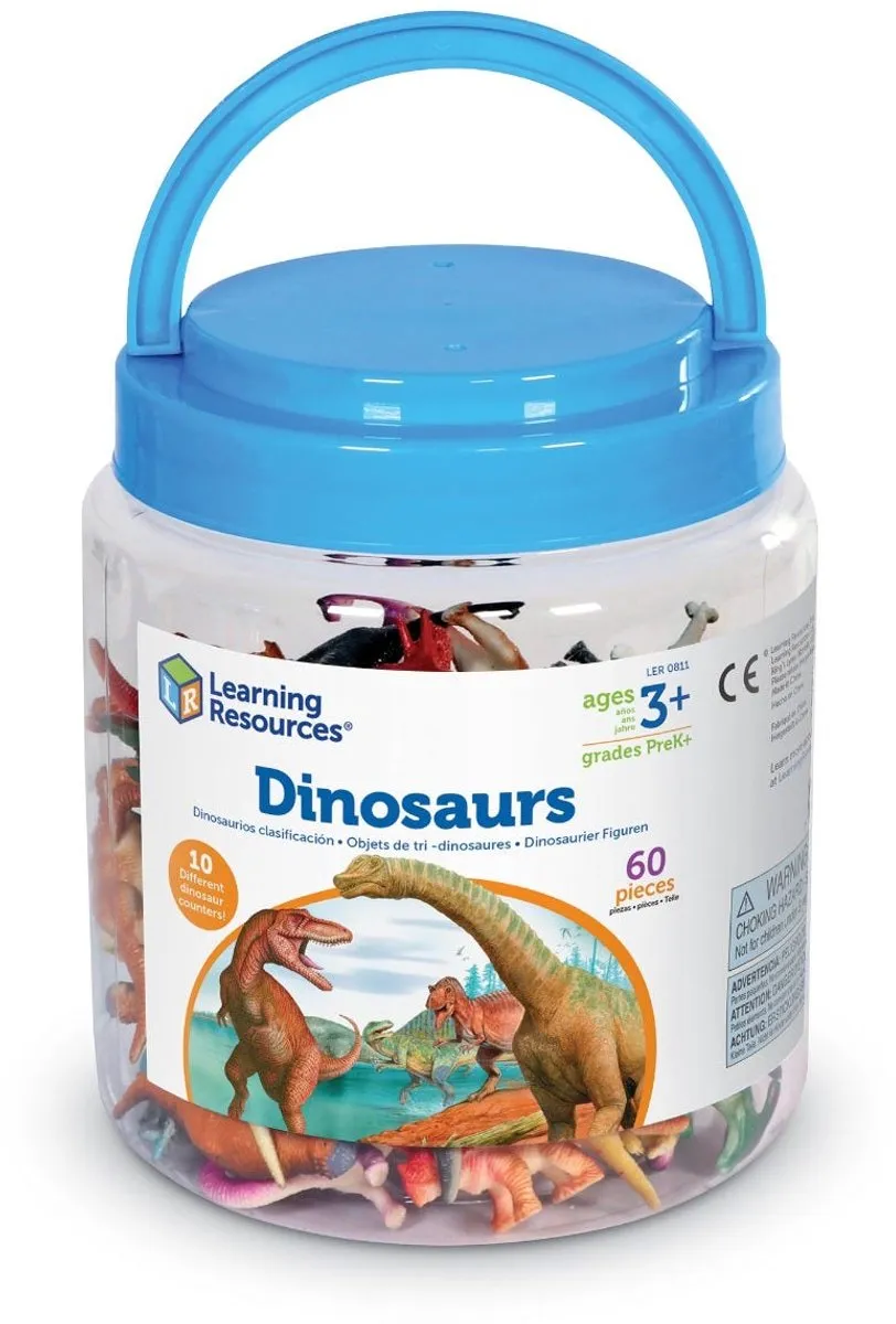 Learning Resources Dino's Sorteerspel - 60 Stuks - Meerkleurig
