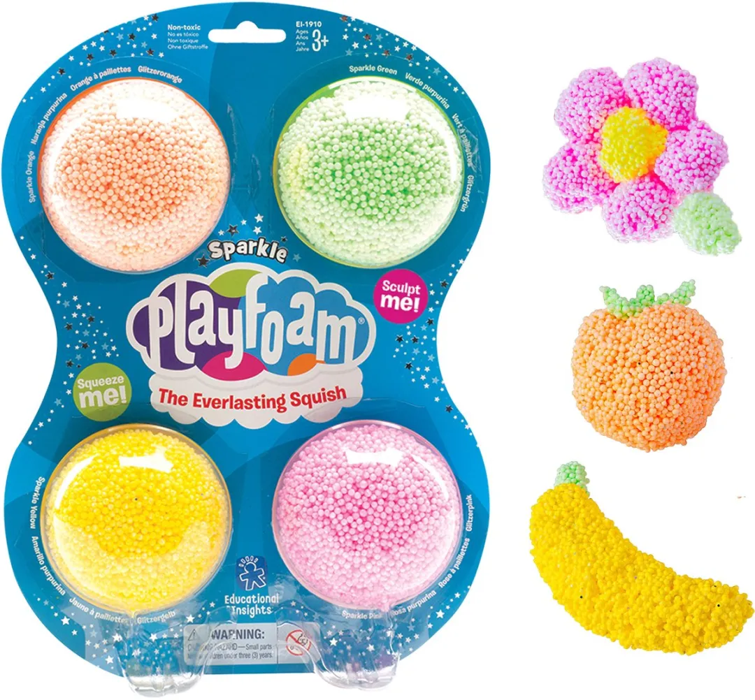 Learning Resources Playfoam Glitter - 4 Kleuren