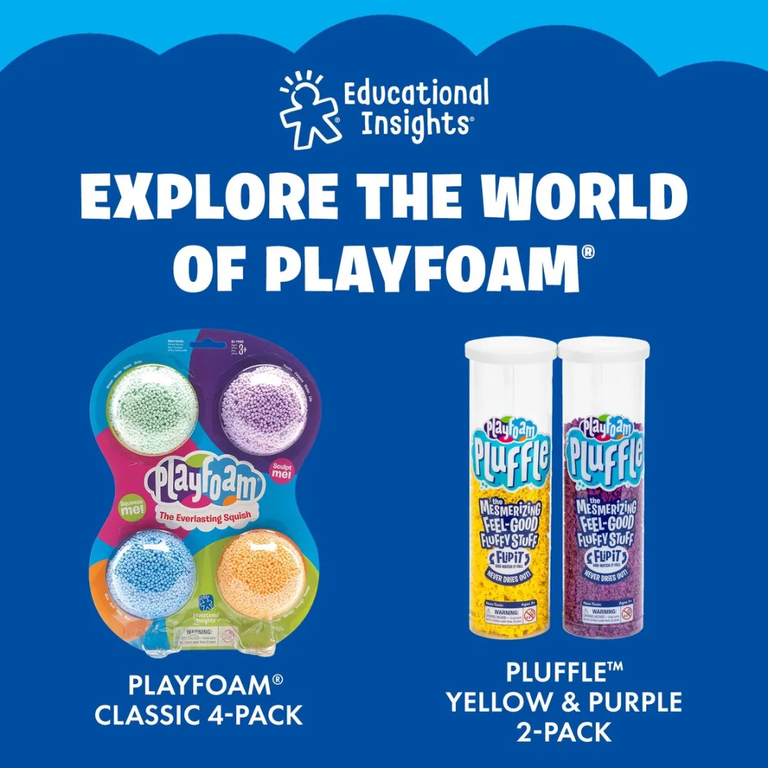 Learning Resources Playfoam Glitter - 4 Kleuren