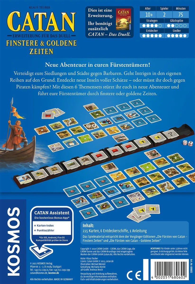 Kosmos Catan Uitbreiding 68060 - 2 Spelers