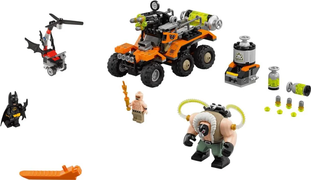LEGO Batman Bane Giftruck Aanval - 366 Stukken - Geel
