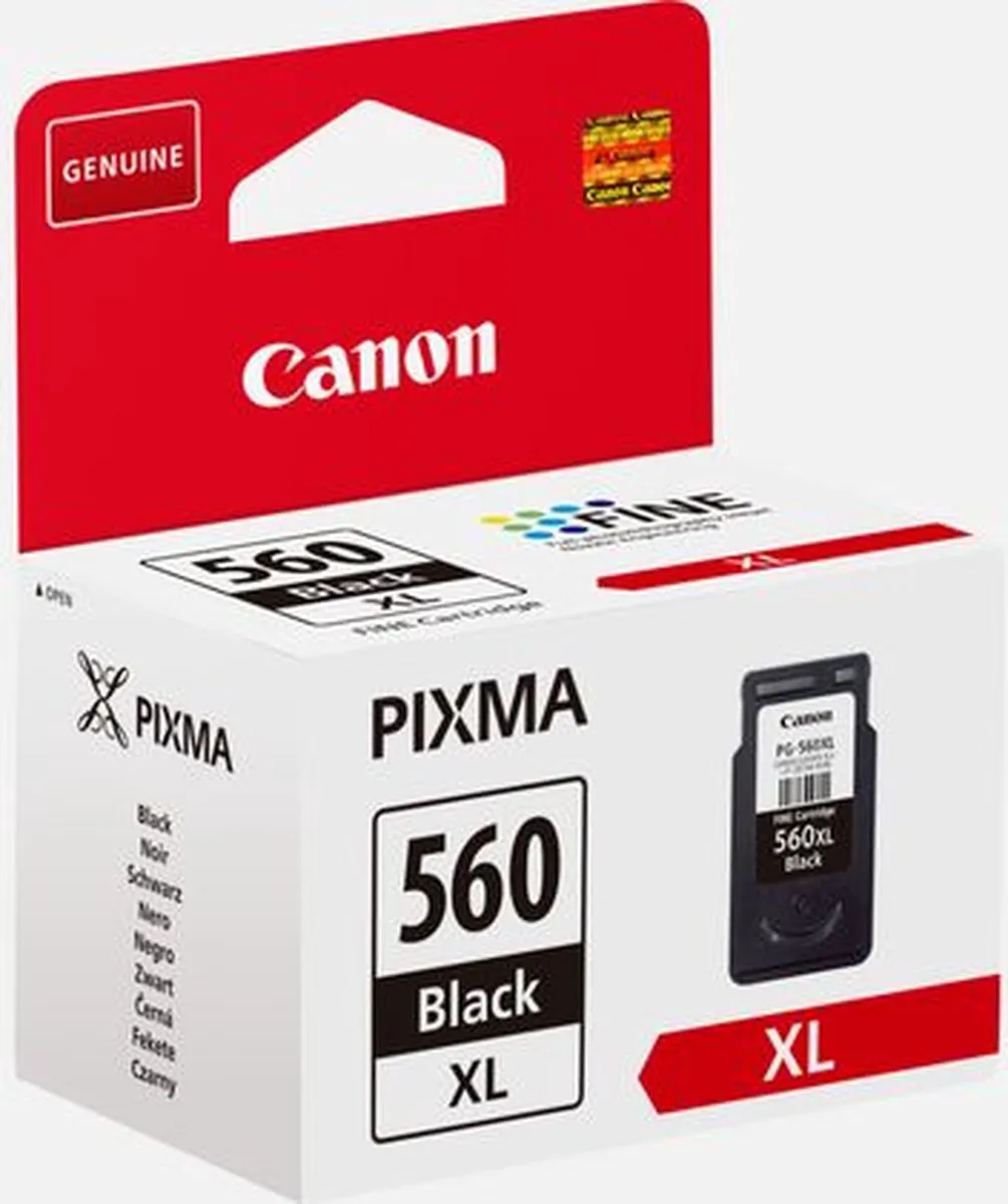 Canon PG-560XL Inktcartridge - 400 pagina's - Zwart