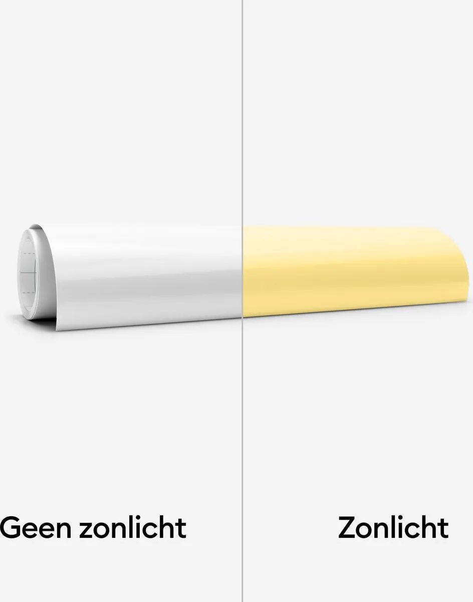 Cricut Iron-On UV Color Change Folie Pastelgeel - afbeelding 3 van 6